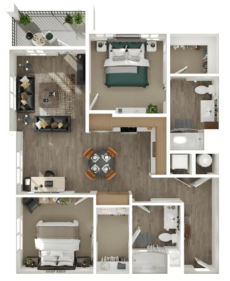 a 1 bedroom floor plan of a 2100 sq ft house